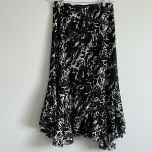 Whimsy Fairy Goth Midi Skirt Women's Medium Mesh‎ Stretch Witchy Festival